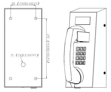 Wholesale Vandal Proof Digital LCD Telephones 2 Wholesale Vandal Proof Digital LCD Telephones 2